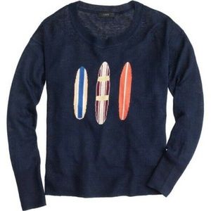 J. Crew Linen Surfboard Sweater